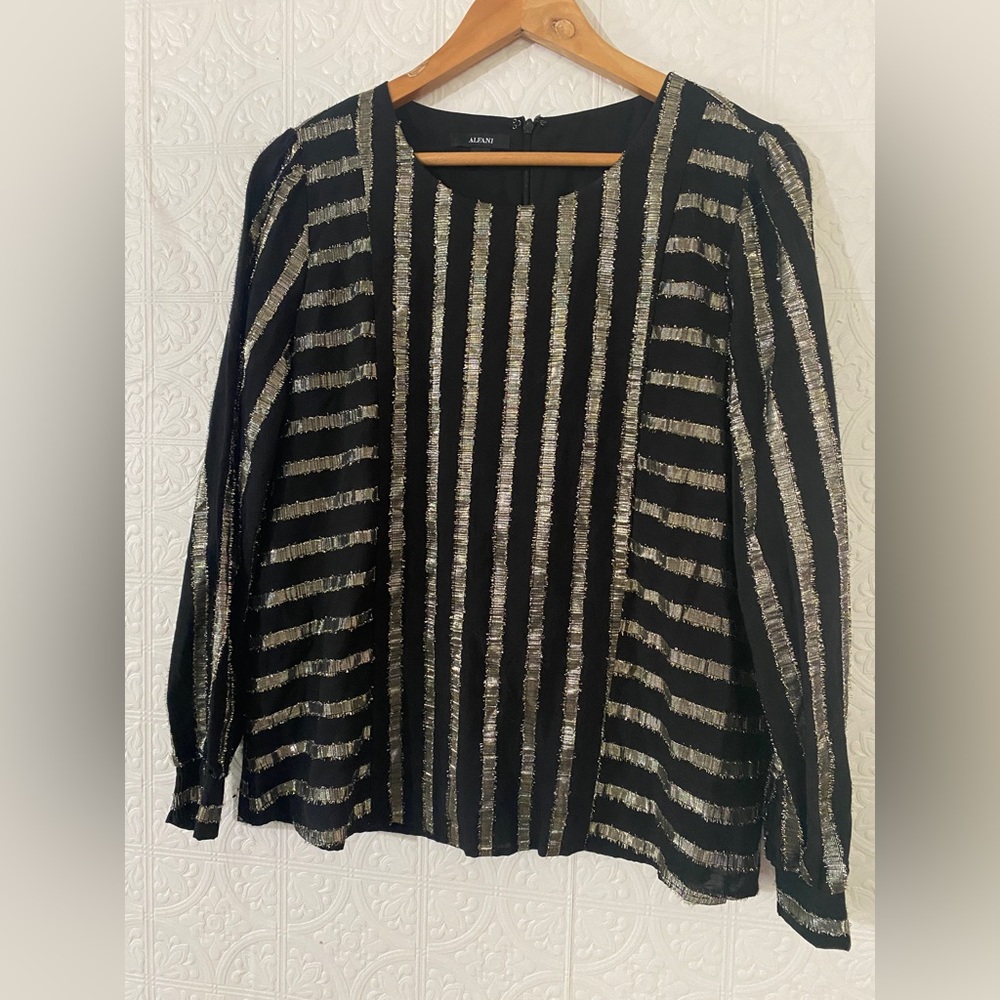 Alfani | Career Pullover Blouse | Small - Picture 1 of 5
